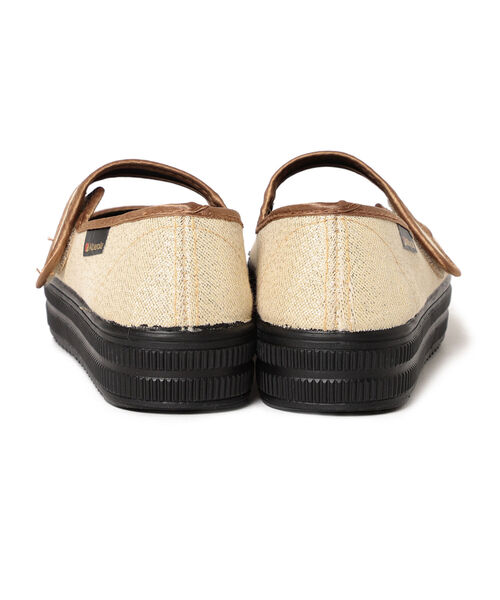 BEAMS BOY（ビームスボーイ）の「ALBEROLA × BEAMS BOY / 別注 グリッター メリージェーン シューズ（スニーカー・レディース・シルバー/ゴールド・38/36/37）」の4枚目の写真