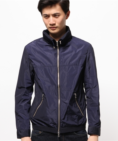 EDIFICE（エディフィス）の「◇コウミツタフタ フードブルゾン（ブルゾン・メンズ・ベージュ/ネイビー/レッド/グリーン・48/46/44/50）」の5枚目の写真