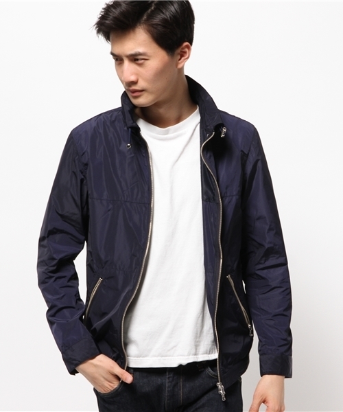 EDIFICE（エディフィス）の「◇コウミツタフタ フードブルゾン（ブルゾン・メンズ・ベージュ/ネイビー/レッド/グリーン・48/46/44/50）」の8枚目の写真