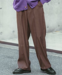 improves | 【improves】スーツ生地 ワイド スラックス パンツ(スラックス)