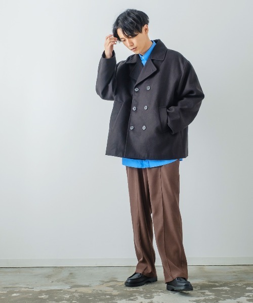 improves(インプローブス)の「【improves】スーツ生地 ワイド スラックス パンツ(スラックス・メンズ・ブラック/ブラウン/グレー・MEDIUM/LARGE)」の16枚目の写真