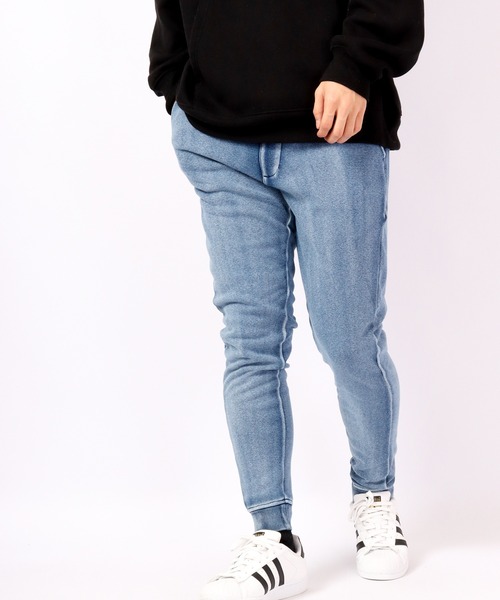 EVOLUTION(エボリューション)の「Indigo shaggy lined jogger pants / インディゴ 裏シャギージョガーパンツ unisex(その他パンツ・メンズ・サックスブルー/ネイビー・XL/XXL/L/M)」の21枚目の写真
