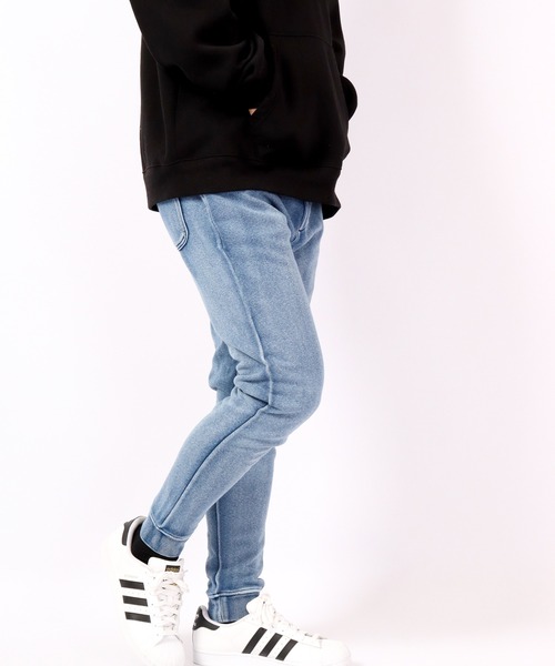 EVOLUTION(エボリューション)の「Indigo shaggy lined jogger pants / インディゴ 裏シャギージョガーパンツ unisex(その他パンツ・メンズ・サックスブルー/ネイビー・XL/XXL/L/M)」の22枚目の写真