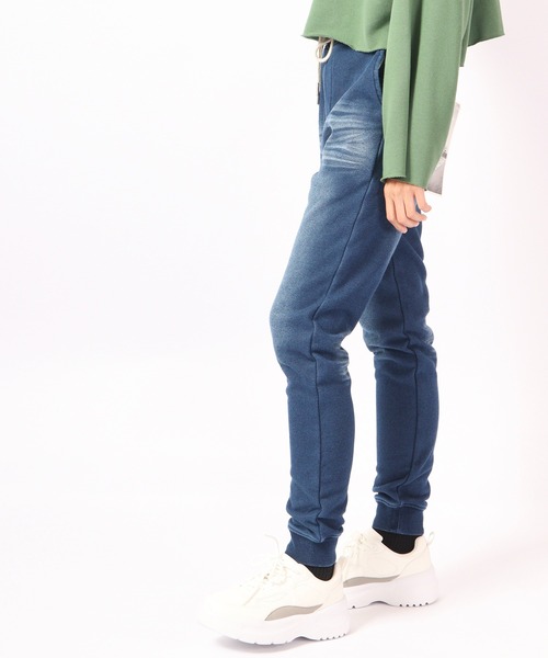 EVOLUTION(エボリューション)の「Indigo shaggy lined jogger pants / インディゴ 裏シャギージョガーパンツ unisex(その他パンツ・メンズ・サックスブルー/ネイビー・XL/XXL/L/M)」の3枚目の写真