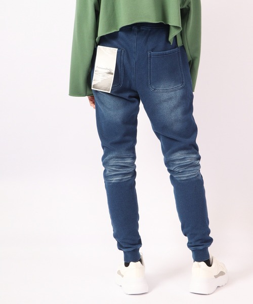 EVOLUTION(エボリューション)の「Indigo shaggy lined jogger pants / インディゴ 裏シャギージョガーパンツ unisex(その他パンツ・メンズ・サックスブルー/ネイビー・XL/XXL/L/M)」の4枚目の写真