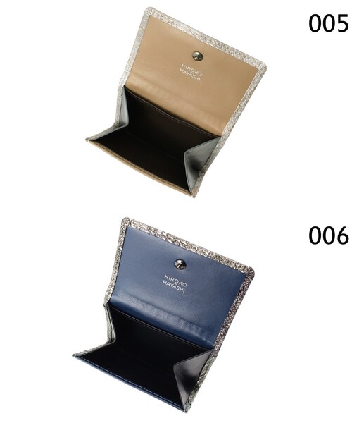 HIROKO HAYASHI（ヒロコハヤシ）の「◆DAMASCO(ダマスコ) 薄型ミニ財布（財布・レディース・シルバー/ピンクゴールド・00）」の16枚目の写真