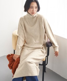 Chaco closet | ハーフジップニットワンピース(ワンピース)