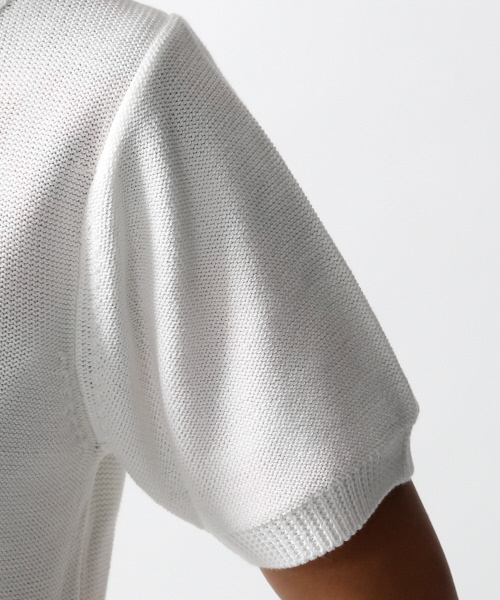 ABAHOUSE（アバハウス）の「ｼﾙﾊﾟﾛﾝｱﾗﾝ ﾆｯﾄTｼｬﾂ（ニット/セーター・メンズ・ホワイト/ブラック/カーキ・3/4/2）」の16枚目の写真