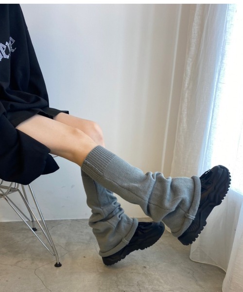 WEGO（ウィゴー）の「WEGO/ワイドレッグカバー（レッグウォーマー・レディース・ベージュ/グレー系その他/オフホワイト/ホワイト/ブラック・FREE）」の5枚目の写真