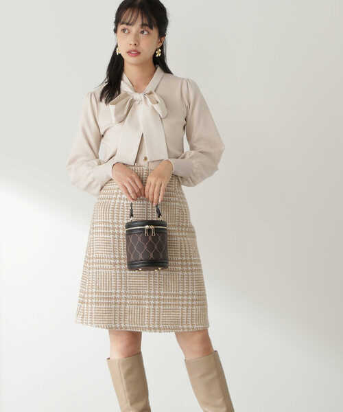 PROPORTION BODY DRESSING（プロポーションボディドレッシング）の「２ＷＡＹボウタイニット / 1213170104（ニット/セーター・レディース・ライトグリーン/オフホワイト/ブルー・FREE）」の19枚目の写真