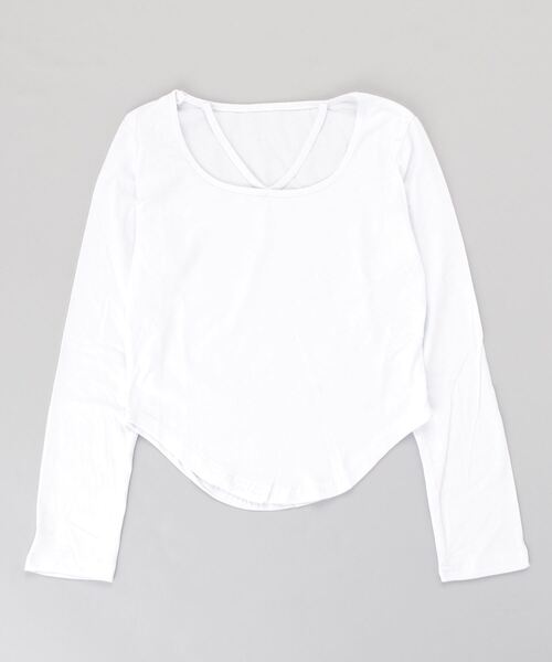 gossip!ロサンゼルス(ゴシップロサンゼルス)の「トップス カットソー(Tシャツ/カットソー・レディース・ホワイト/ブラック・FREE)」の4枚目の写真