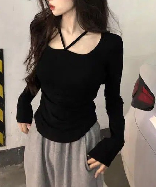 gossip!ロサンゼルス(ゴシップロサンゼルス)の「トップス カットソー(Tシャツ/カットソー・レディース・ホワイト/ブラック・FREE)」の14枚目の写真