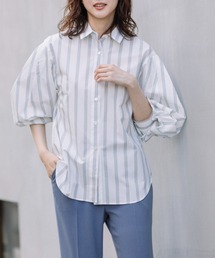 Munich | 60sタイプライターストライプタックスリーブシャツ(シャツ/ブラウス)