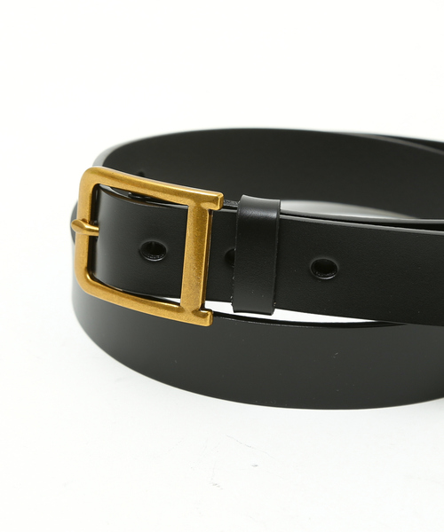 ABAHOUSE(アバハウス)の「OILED LEATHER BLACK NARROW BELT / ブラックレザー ナローベルト シリーズ/ユニセックス(ベルト・メンズ・その他1/その他2/その他3/その他4/その他5/その他6・フリー)」の8枚目の写真
