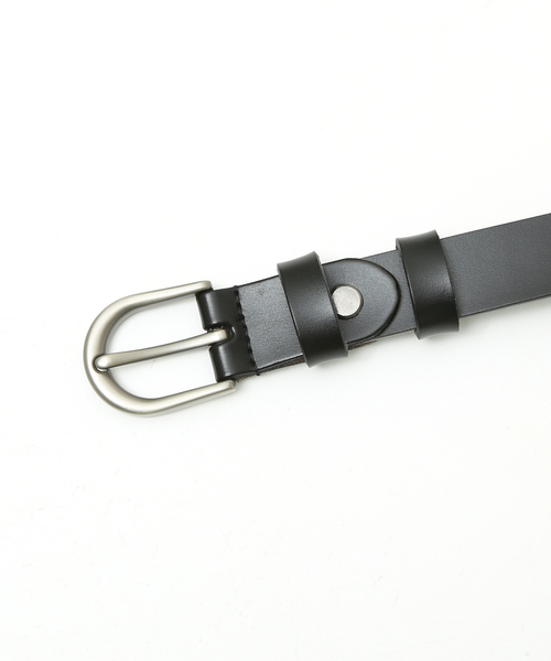 ABAHOUSE(アバハウス)の「OILED LEATHER BLACK NARROW BELT / ブラックレザー ナローベルト シリーズ/ユニセックス(ベルト・メンズ・その他1/その他2/その他3/その他4/その他5/その他6・フリー)」の18枚目の写真