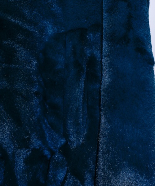 AFYF（エーエフワイエフ）の「AFYF FUR HOOD BLOUSON/ファーフードブルゾン（ブルゾン・メンズ・ブラック/ブラック×グリーン/ホワイト×ブラック/ブラック×パープル・FREE）」の6枚目の写真