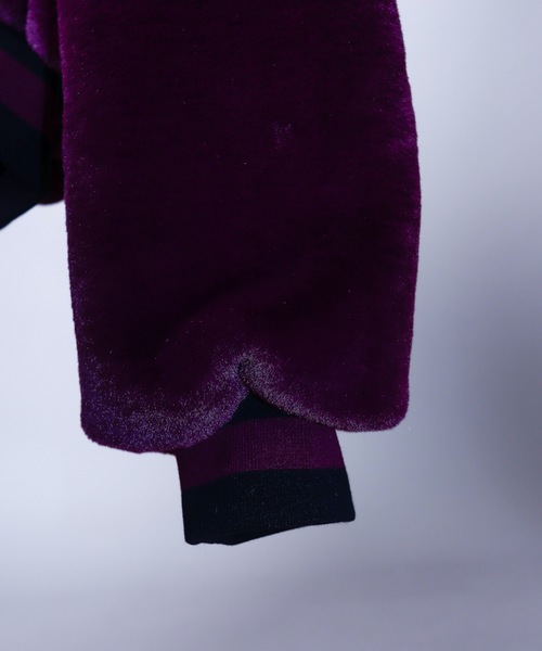 AFYF（エーエフワイエフ）の「AFYF FUR HOOD BLOUSON/ファーフードブルゾン（ブルゾン・メンズ・ブラック/ブラック×グリーン/ホワイト×ブラック/ブラック×パープル・FREE）」の13枚目の写真