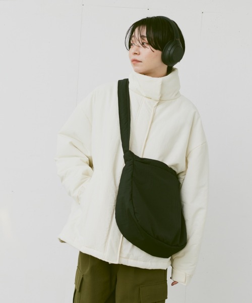 flaner（フラネ）の「nylon shoulder bag/ナイロンショルダーバッグ（ショルダーバッグ・レディース・ホワイト/ブラック・FREE）」の22枚目の写真