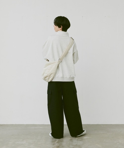 flaner（フラネ）の「nylon shoulder bag/ナイロンショルダーバッグ（ショルダーバッグ・レディース・ホワイト/ブラック・FREE）」の14枚目の写真