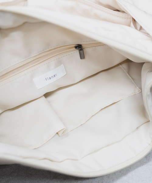 flaner（フラネ）の「nylon shoulder bag/ナイロンショルダーバッグ（ショルダーバッグ・レディース・ホワイト/ブラック・FREE）」の20枚目の写真