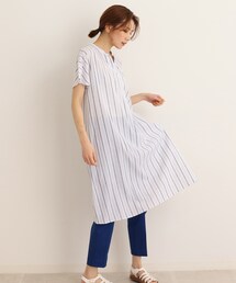 SHOO・LA・RUE | 【UVカット/抗菌防臭/吸水速乾】ゆる さら ふわり フレンチリネン ブレンド ワンピース(ワンピース)