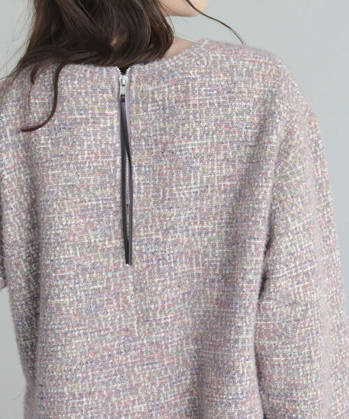 fredy emue（フレディエミュ）の「ファンシーニットソークロップドプルオーバー（Tシャツ/カットソー・レディース・イエロー/グレー/ライトパープル・38）」の19枚目の写真