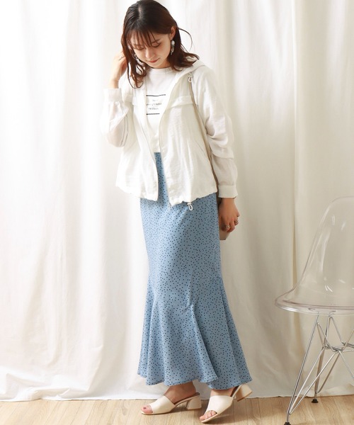 libelle more（リベル モア）の「シアーマウンテンパーカー　フード付きブルゾン（マウンテンパーカー・レディース・イエロー/ライトカーキ/ブラック/オフホワイト・M/L）」の9枚目の写真