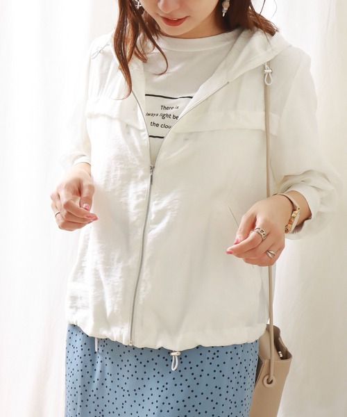 libelle more（リベル モア）の「シアーマウンテンパーカー　フード付きブルゾン（マウンテンパーカー・レディース・イエロー/ライトカーキ/ブラック/オフホワイト・M/L）」の13枚目の写真