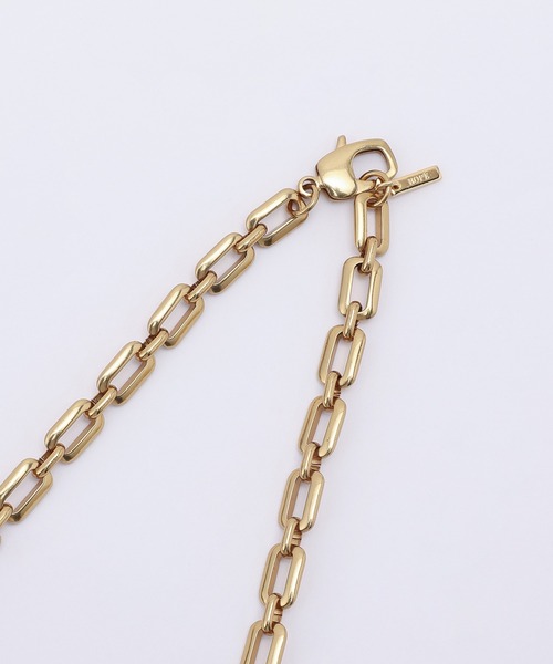 ブラスカラーデザインチェーンネックレス（ネックレス）｜ROPE'（ロペ）のファッション通販 ZOZOTOWN