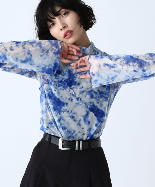 PAGEBOY(ページボーイ)の「アシメメローシアータートル(Tシャツ/カットソー・レディース・グリーン/ブラック系その他/ブルー系その他/ブラック/オフホワイト/ホワイト系その他/ブラック系その他2・FREE)」の7枚目の写真