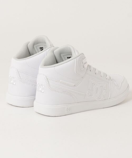 DC（ディーシー）の「DC SHOES Ws UNIVERSITY MID SE SN / ディーシーシューズ Ws ユニバ―シティ MID SE SN（スニーカー・レディース・ホワイト・23.5cm/24.0cm/24.5cm/25.0cm/23.0cm）」の2枚目の写真