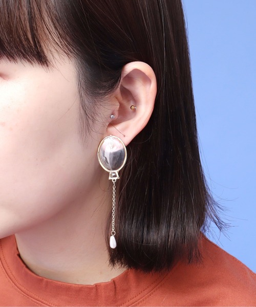 didizizi(ディディジジ)の「ふーせん ピアス/イヤリング(ピアス(両耳用)・レディース・ゴールド/シルバー系その他/ゴールド系その他/シルバー・FREE)」の5枚目の写真