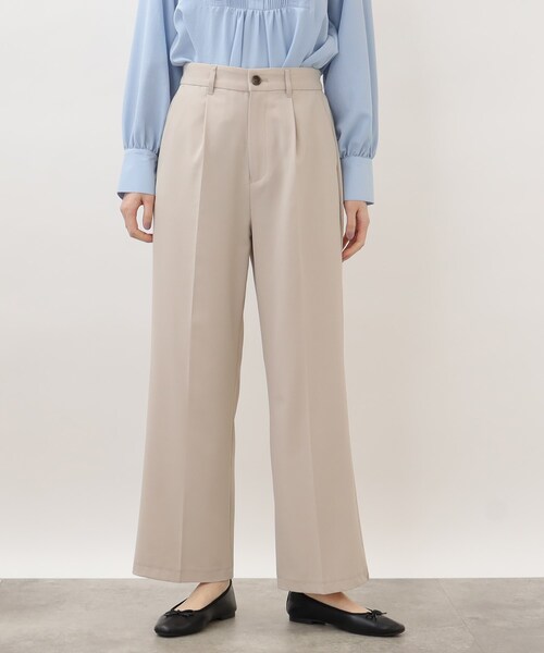 grove(グローブ)の「◆イージーケアがうれしい脚長効果のあるハイウエストデザインのストーレートボトム!!(その他パンツ・レディース・ブルー/ブラック/ライトベージュ・02/03/01/05/04)」の21枚目の写真