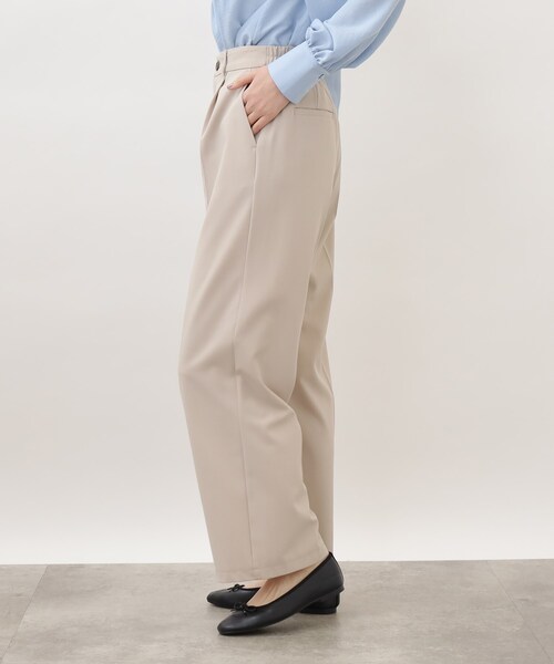 grove(グローブ)の「◆イージーケアがうれしい脚長効果のあるハイウエストデザインのストーレートボトム!!(その他パンツ・レディース・ブルー/ブラック/ライトベージュ・02/03/01/05/04)」の22枚目の写真