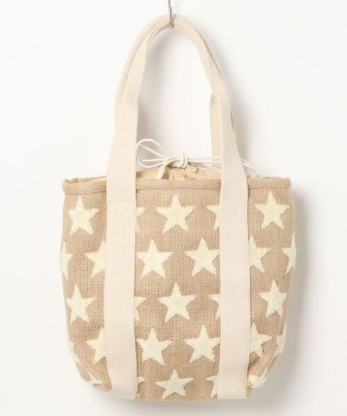 CONTROL FREAK / CTFK（コントロールフリーク）の「スターエンブロイダリートート（トートバッグ・レディース・ホワイト/ブラック・ONE SIZE）」の3枚目の写真