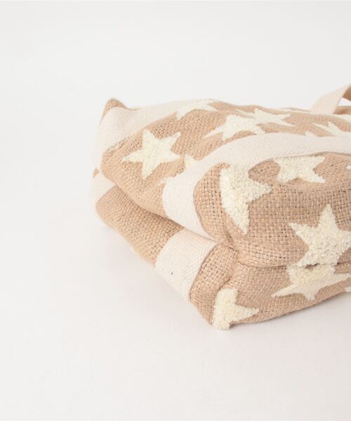 CONTROL FREAK / CTFK（コントロールフリーク）の「スターエンブロイダリートート（トートバッグ・レディース・ホワイト/ブラック・ONE SIZE）」の4枚目の写真