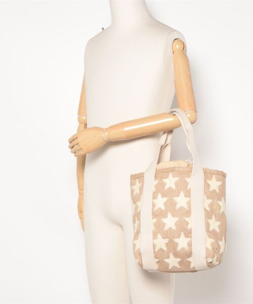 CONTROL FREAK / CTFK（コントロールフリーク）の「スターエンブロイダリートート（トートバッグ・レディース・ホワイト/ブラック・ONE SIZE）」の6枚目の写真
