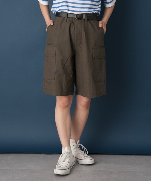 GEVACO（ゲバコ）の「【GEVACO/ゲバコ】リップストップカーゴショーツ（カーゴパンツ・レディース・オリーブ/ブラック/カーキ・MEDIUM）」の14枚目の写真
