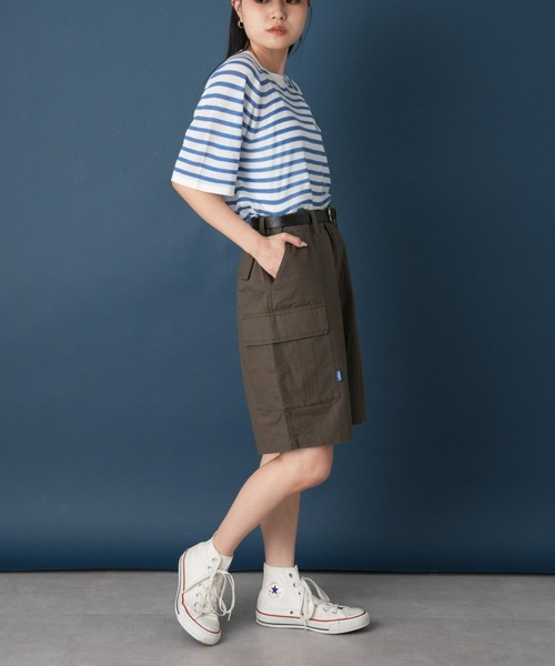 GEVACO（ゲバコ）の「【GEVACO/ゲバコ】リップストップカーゴショーツ（カーゴパンツ・レディース・オリーブ/ブラック/カーキ・MEDIUM）」の20枚目の写真