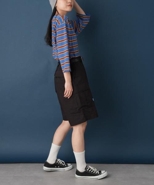 GEVACO（ゲバコ）の「【GEVACO/ゲバコ】リップストップカーゴショーツ（カーゴパンツ・レディース・オリーブ/ブラック/カーキ・MEDIUM）」の10枚目の写真