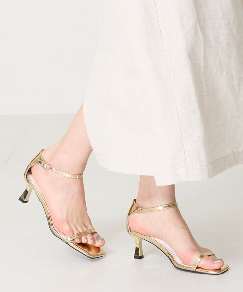 ORiental TRaffic(オリエンタルトラフィック)の「ナローストラップヒールサンダル/31292(サンダル・レディース・ブラック/シルバー/ゴールド・S/M/L/LL)」の11枚目の写真