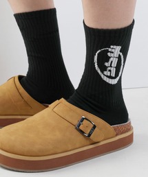 MSG（エムエスジー）の「ワンポイントロゴ刺繍リブソックス（ソックス/靴下）」