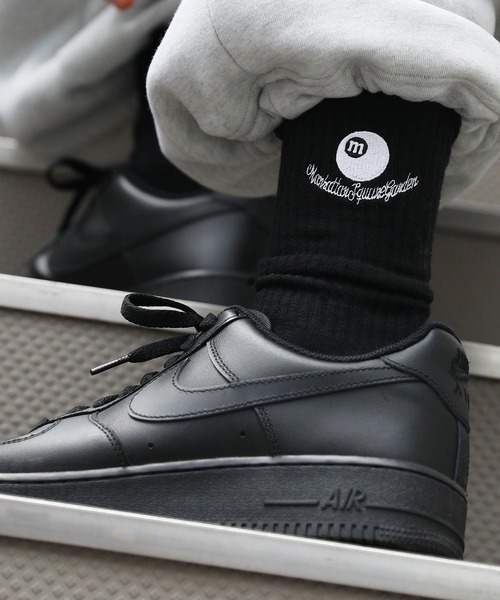 MSG（エムエスジー）の「ワンポイントロゴ刺繍リブソックス（ソックス/靴下・メンズ・ブラック/オレンジ/パープル/グリーン/ホワイト/ブラック系2/ブルー系2/イエロー系2/ブラック系1/ピンク系1/ホワイト系1/ホワイト系2/ブラウン系1・25-27CM）」の5枚目の写真