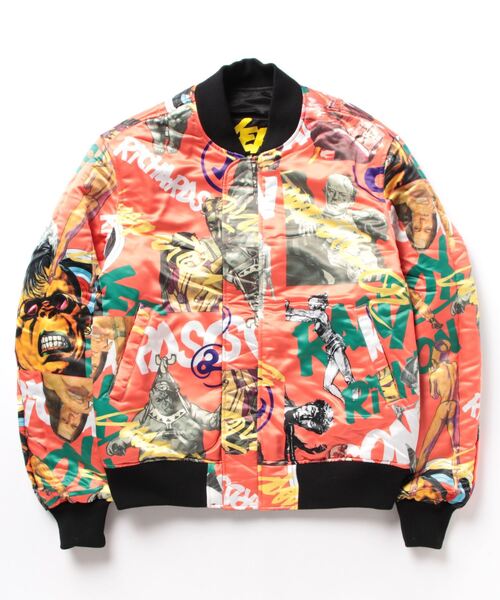 RICHARDSON（リチャードソン）の「【Richardson/リチャードソン】 RANXEROX LIBERA MA-1（MA-1・メンズ・ブラック・L/M/S）」の4枚目の写真