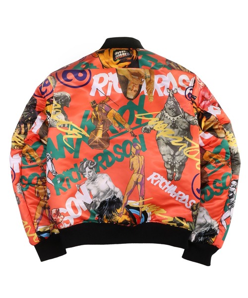 RICHARDSON（リチャードソン）の「【Richardson/リチャードソン】 RANXEROX LIBERA MA-1（MA-1・メンズ・ブラック・L/M/S）」の3枚目の写真