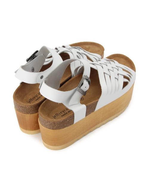 Another Edition（アナザーエディション）の「JefferyCampbell厚底サンダル/BCJ/C アツゾコ SNDL55（サンダル・レディース・ホワイト/シルバー・37/38/36）」の11枚目の写真