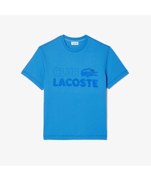 LACOSTE（ラコステ）の「ヴィンテージプリントクルーネックTシャツ（Tシャツ/カットソー・メンズ・ネイビー/ホワイト/ピンク/ブルー・3/4/5/2）」の11枚目の写真