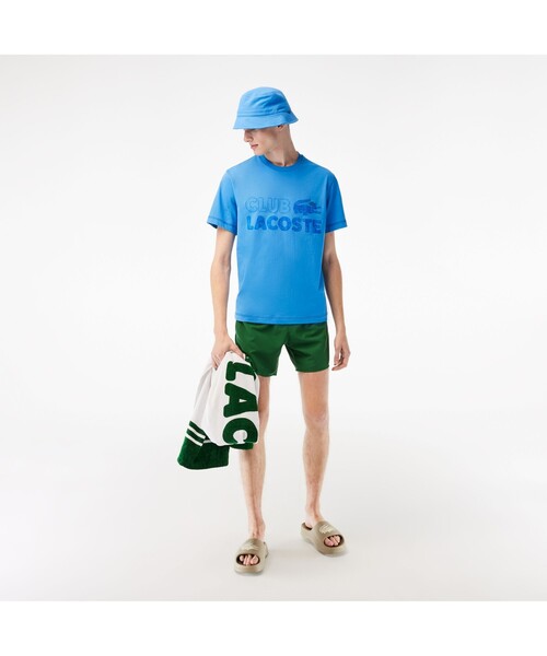 LACOSTE（ラコステ）の「ヴィンテージプリントクルーネックTシャツ（Tシャツ/カットソー・メンズ・ネイビー/ホワイト/ピンク/ブルー・3/4/5/2）」の13枚目の写真