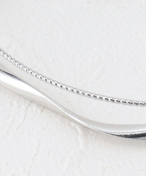 grove（グローブ）の「◆ナローメタルバングル（ブレスレット・レディース・ゴールド/シルバー・00）」の4枚目の写真