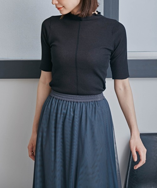 LB.03/前後2WAYシアーテレコTシャツ